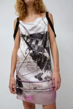 Strap Dress in Purple Print^No.6 Store New