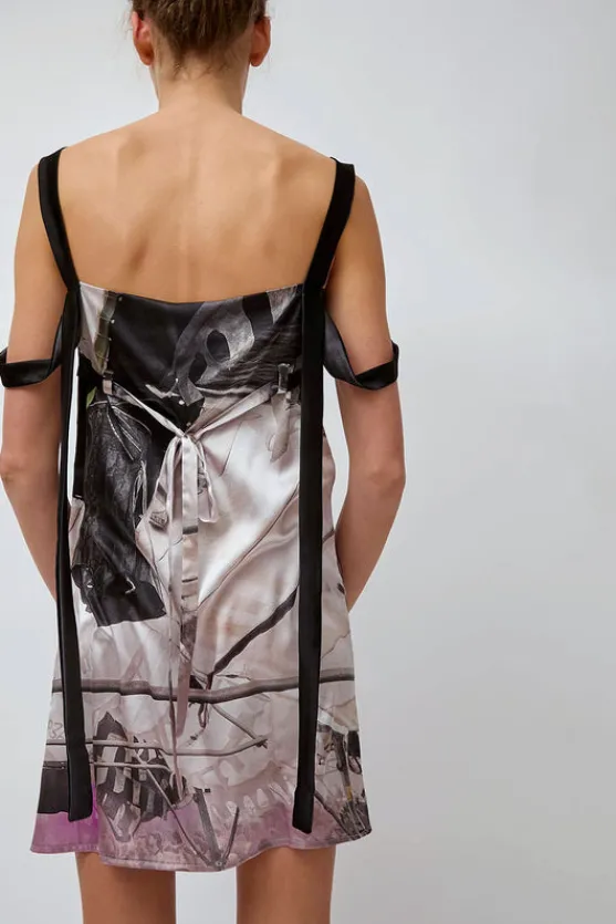 Strap Dress in Purple Print^No.6 Store New
