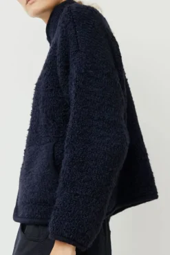 Teddy Jacket in Navy^No.6 Store Sale