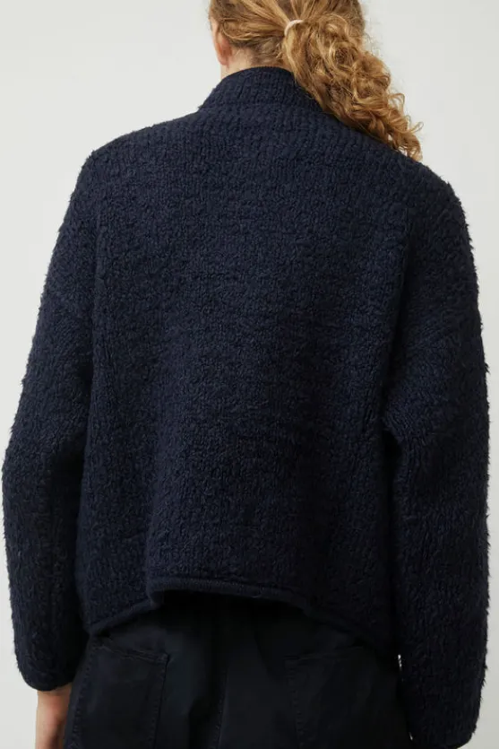 Teddy Jacket in Navy^No.6 Store Sale