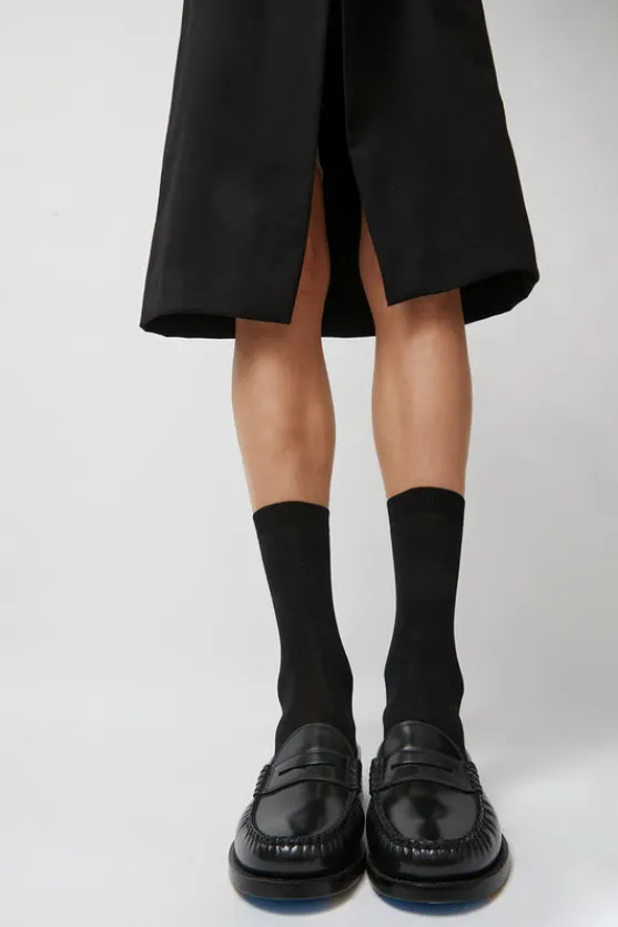 Tricolor Cotton Socks in Black^No.6 Store Outlet
