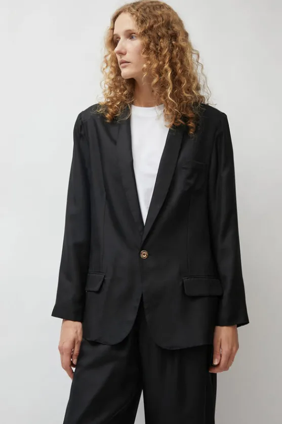Twill Miami Blazer in Black^No.6 Store Fashion