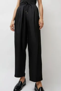 Twill Slouch Pants in Black^No.6 Store Hot