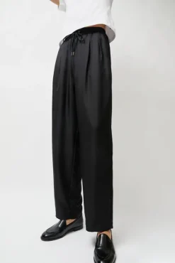 Twill Slouch Pants in Black^No.6 Store Hot
