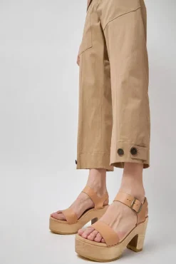 Two Strap Clog on Platform in Desert^No.6 Store Hot