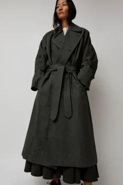 Unisex Coat in Slate^No.6 Store Outlet