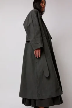 Unisex Coat in Slate^No.6 Store Outlet