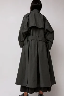 Unisex Coat in Slate^No.6 Store Outlet