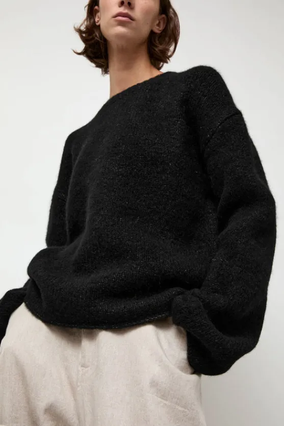 Vello Crewneck in Black^No.6 Store Clearance