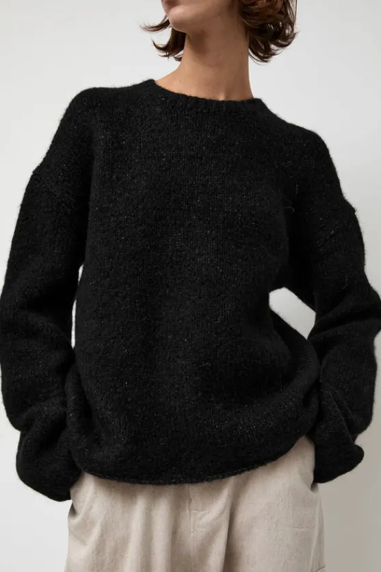 Vello Crewneck in Black^No.6 Store Clearance
