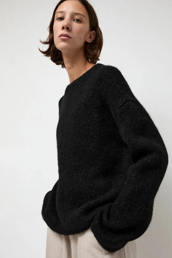 Vello Crewneck in Black^No.6 Store Clearance