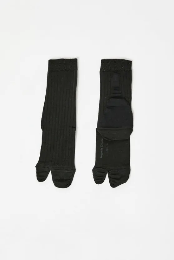 Viscose Tabi Socks in Black^No.6 Store Online