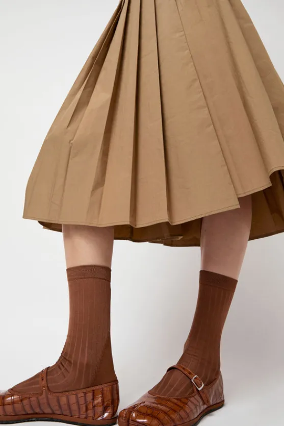 Viscose Tabi Socks in Camel^No.6 Store Hot