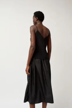 V-Neck Camisole in Black^No.6 Store Sale