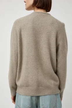 V-Neck Knit in Beige^No.6 Store Discount