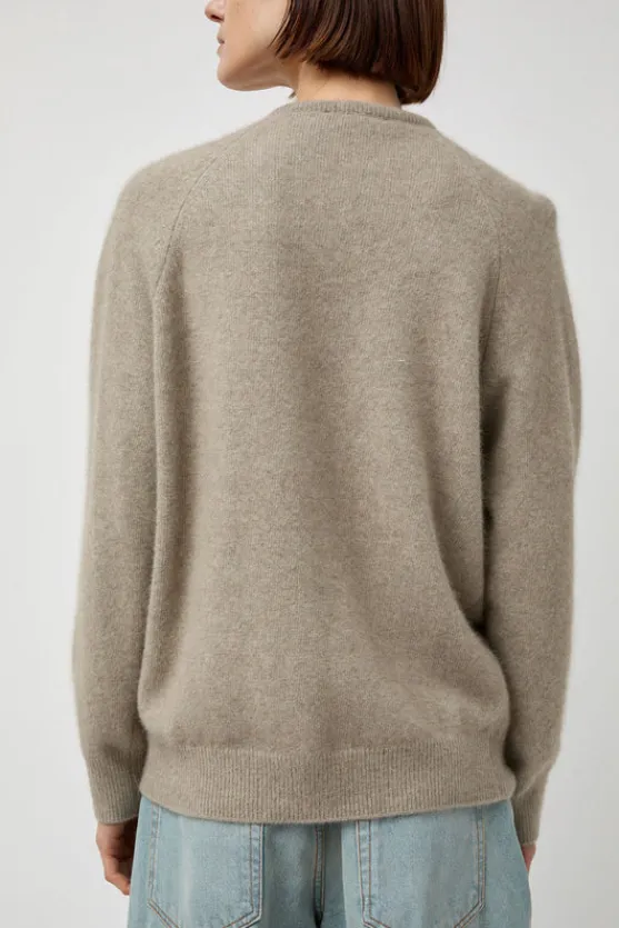 V-Neck Knit in Beige^No.6 Store Discount
