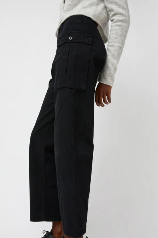 Washed Cargo Pants in Black^No.6 Store New