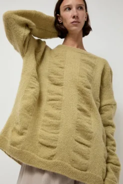 Waterfall Sweater in Lime^No.6 Store Discount