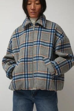 Wicke Bomber in Blue and Rust^No.6 Store Fashion