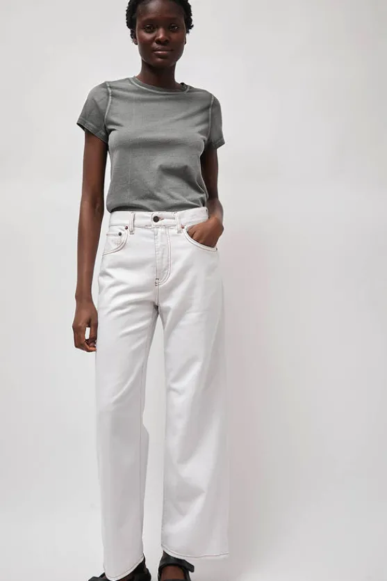 Wide Jean in Chalk White^No.6 Store Best