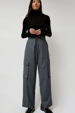 Wool Blend Cargo Pants in Gray^No.6 Store Sale