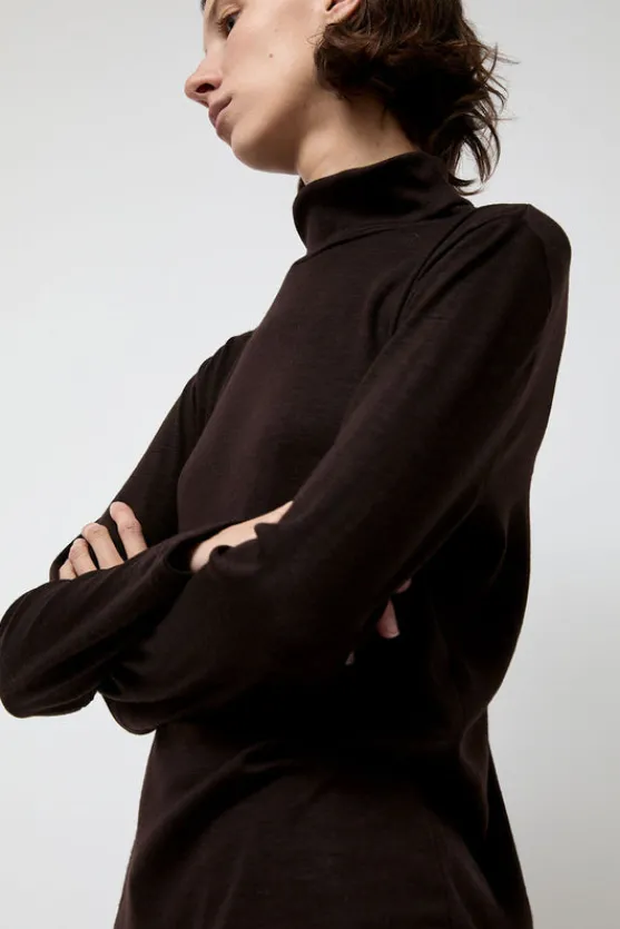 Wool Turtle Neck in Cacao^No.6 Store Best